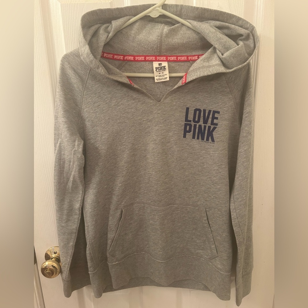 NFL Victoria's Secret Pink Gray Hoodie NFL NY Giants
